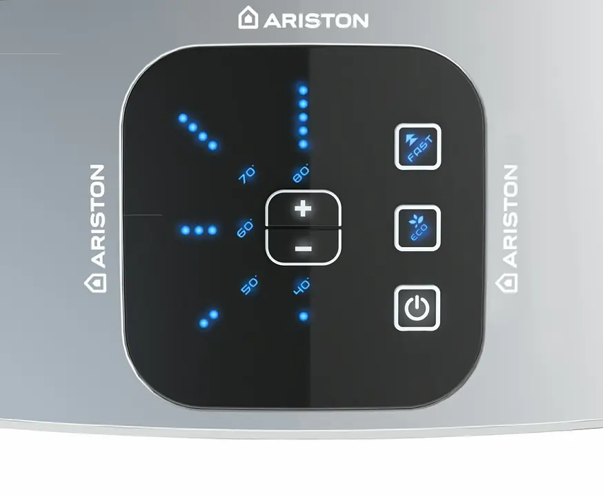 Панель Ariston ABS VLS EVO PW до октября 2020 года с индикаторами температуры