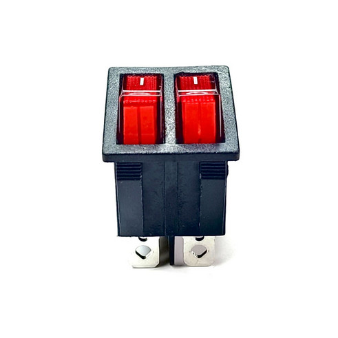 Выключатель двухклавишный 15А/250V 65150778