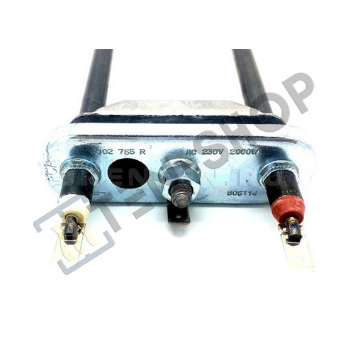 ТЭН 2000W, длинный L-300мм., прямой, с отверстием 815871