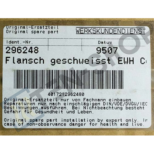 Фланец для EWH...Comfort EL 296248