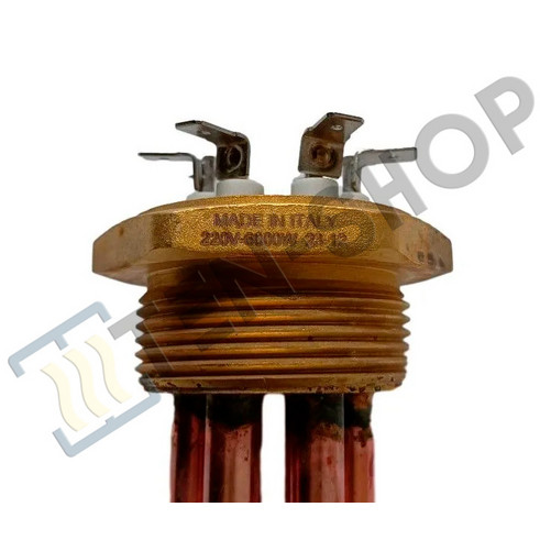 Блок ТЭН 6000W/230V (3х2000W), медный, L-430мм. 68994