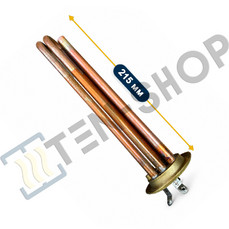 ТЭН RF 2000W(1000+1000) медный усиленный, под винты RU-TS, в/з 3402205
