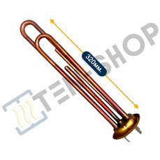 ТЭН RF 2000W/230V медный, усиленный, RU-TS, в/з 3402079, 3401309
