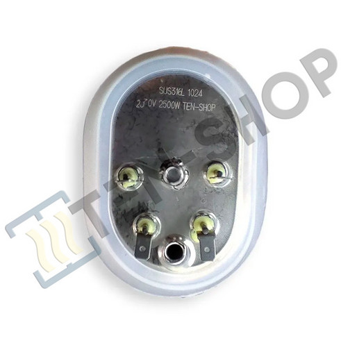 Комплект овальный ТЭН Ariston 2500W/230V + магниевый анод + прокладка 65150870_kit