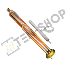 Комплект ТЭН 2500W усиленный Ten-Shop + анод + прокладка