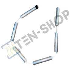 Цепной анод 3/4, 6 звеньев D21x150