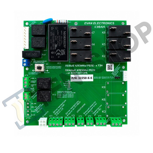 Плата контроллера ЭВАН EXPERT PLUS 6 реле 32250-6
