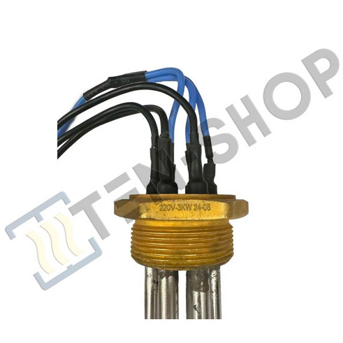 Блок ТЭН NM 3000W 230/400V, нержавейка, L-24см 20620094646