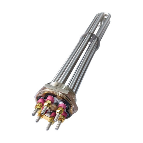 ТЭН резьбовой 9000W/220-380V, усиленная нерж., G2, L-400 3068809