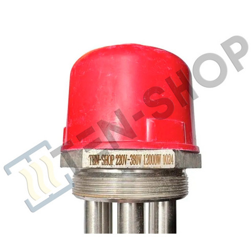 ТЭН резьбовой 12000W/220-380V, усиленная нерж., G2, L-450 3068810