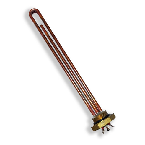 Блок ТЭН RTF 6000W (3x2000W) TW, G1 1/2, L-400, клеммы под разъем 3402041