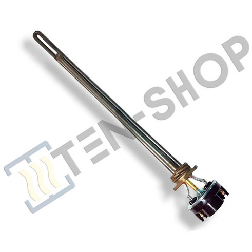 ТЭН радиаторный RG 1200W/220V, левая резьба G1 (33мм.) + термостат 3402220_kit