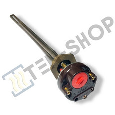 ТЭН радиаторный RG 1200W/220V, левая резьба G1 (33мм.) + термостат