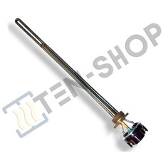 ТЭН радиаторный RG 2000W/220V, правая резьба G1 (33мм.) + термостат