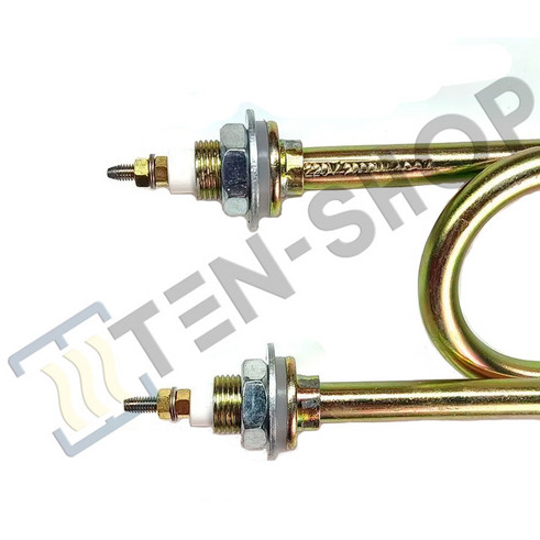 ТЭН скрепка 2000W, М18, оцинк. сталь, L-145мм., для котлов 2000W-M18-G-S