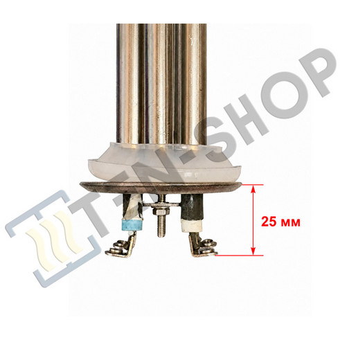 Фланец сухих ТЭНов в сборе 2000W, 64мм., конт. под винты WH-20.02_wint_kit