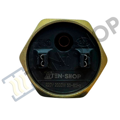 ТЭН G1 1/4 RDT 2000W TS с местом под анод М6, медь 3182231