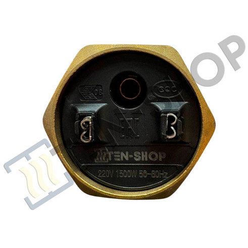 ТЭН G1 1/4 RDT 1500W TS с местом под анод М6, медь 3182230