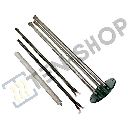 Фланец из стали 2000W с сухими ТЭНами в сборе AEG EWH Basis 227979S_dry_kit