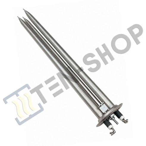 Колба в сборе с ТЭНами 2000W, нерж., под винт, L-375мм. 0036251