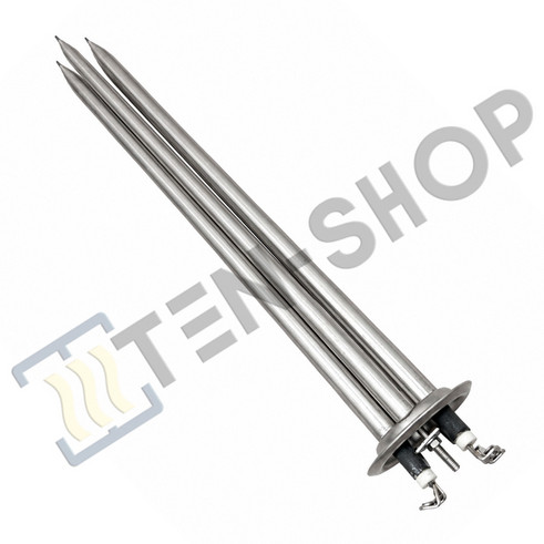 Колба в сборе с ТЭНами 2000W, нерж., под винт, L-375мм. 0036251